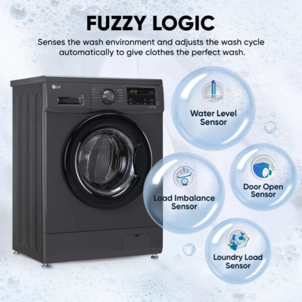 LG 7 kg 5 Star with Steam, Inverter Direct Drive Technology, 6 Motion DD, Touch Panel - Image 4