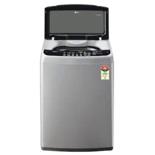 LG 8Kg Top Load Washing Machine, Middle Free Silver