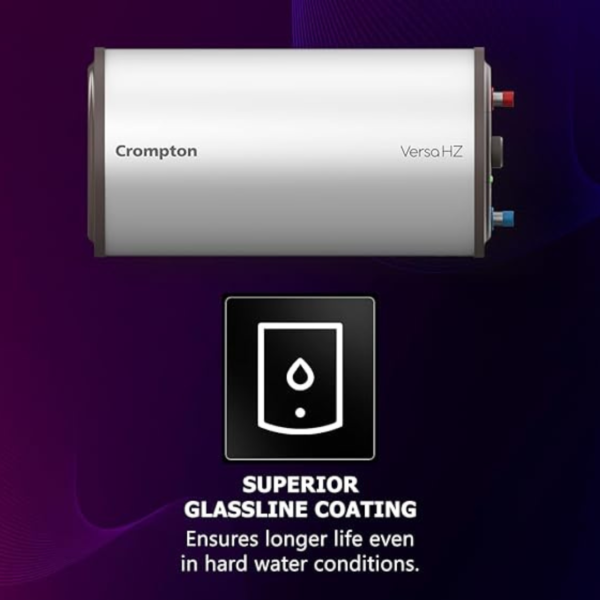 Crompton 25 L Storage Water Geyser, Versa Hz RHS-Horizontal - Image 4