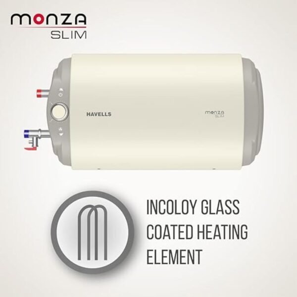 HAVELLS 10 L Storage Water Geyser, Monza Slim HR-Horizontal - Image 5