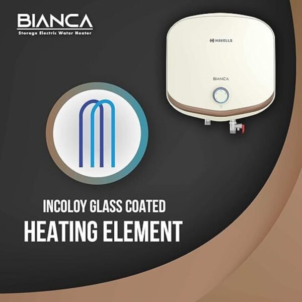 HAVELLS 25 L Storage Water Geyser, Bianca-Vertical - Image 3