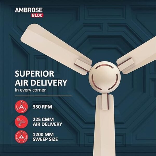 HAVELLS AMBROSE BLDC 5 Star Ceiling Fan - Image 4