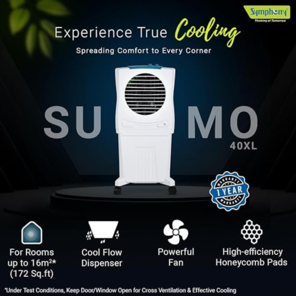 Symphony 41 L Desert Air Cooler (Sumo 40XL) - Image 4