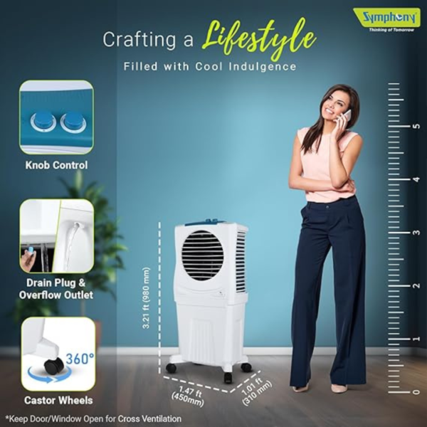 Symphony 41 L Desert Air Cooler (Sumo 40XL) - Image 2