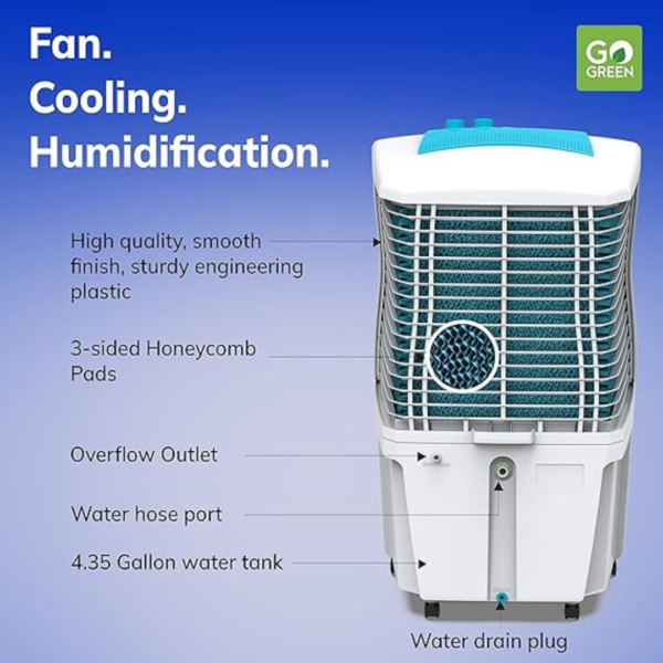 Symphony 27 L Room/Personal Air Cooler  (Ice Cube 27) - Image 3