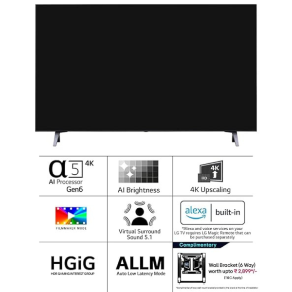 LG 50 inches (126 CM) 4K Ultra HD Smart LED TV 50UR7500PSC - Image 3