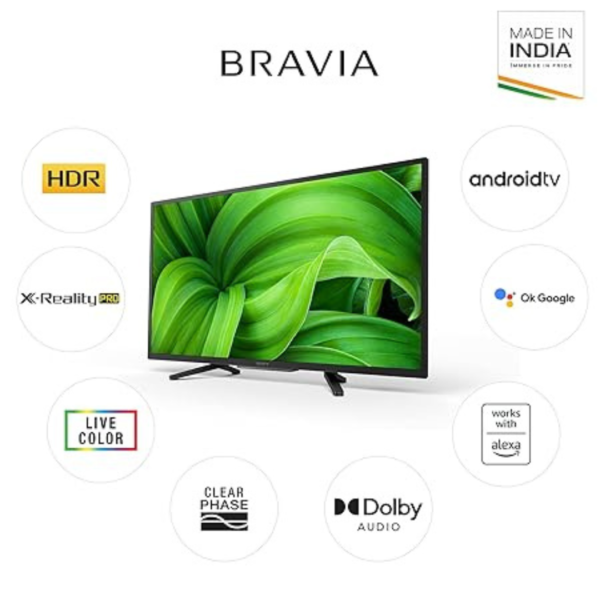 SONY Bravia 80 cm (32 inch) HD Ready 3D LED Smart Android TV  (KD-32W830) - Image 3