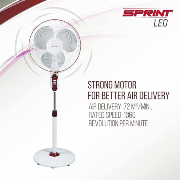 HAVELLS Sprint LED Pedestal Fan - Image 3