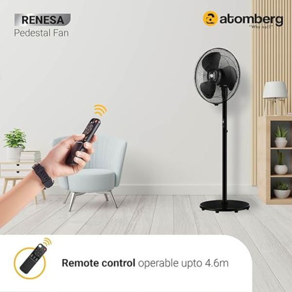 Atomberg Renesa 5 Star BLDC Motor Pedestal Fan - Image 3