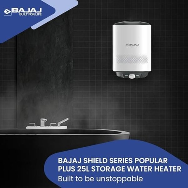 BAJAJ 25 L Storage Water Geyser| Shield Series Popular Plus| Vertical - Image 5