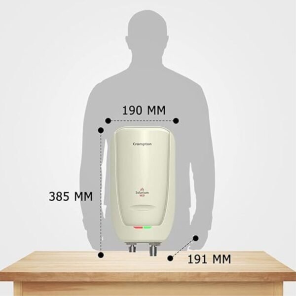 Crompton 3 L Instant Water Geyser| Solarium Neo| Vertical - Image 2