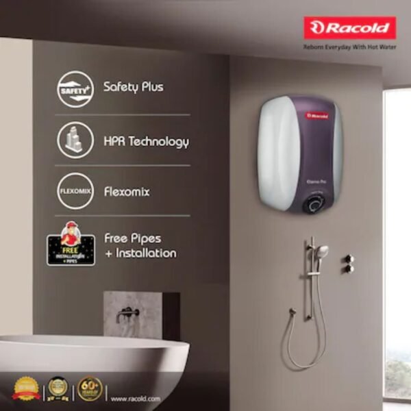 Racold 15 L Storage Water Geyser| Eterno Pro| Vertical - Image 2
