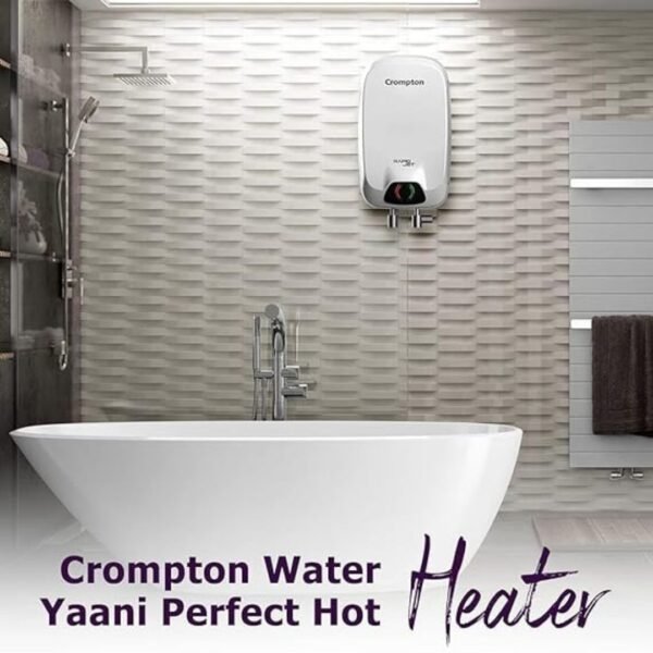 Crompton 5 L Instant Water Geyser |Rapid Jet 5-L|Horizontal - Image 3
