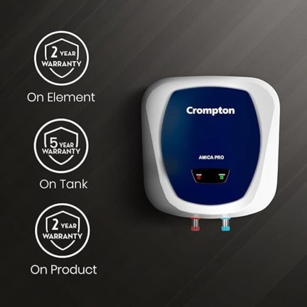 Crompton 10 L Storage Water Geyser, Amica Pro-Vertical - Image 2