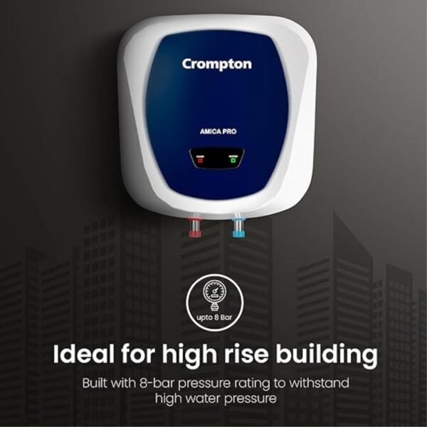 Crompton 10 L Storage Water Geyser, Amica Pro-Vertical - Image 3